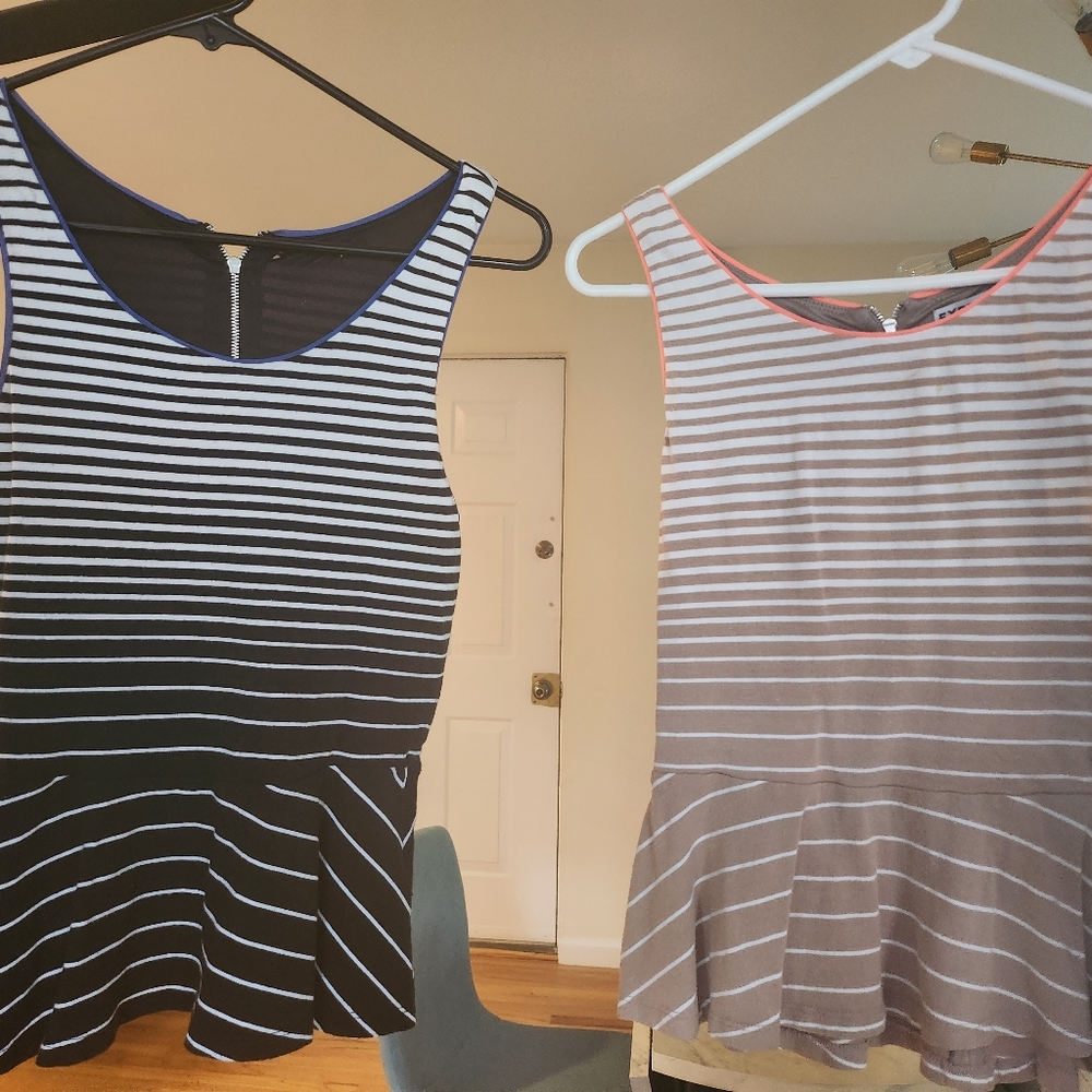 Express peplum tops (2)